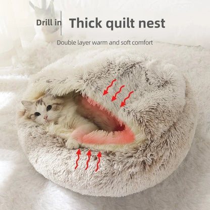 Shell cat nest
