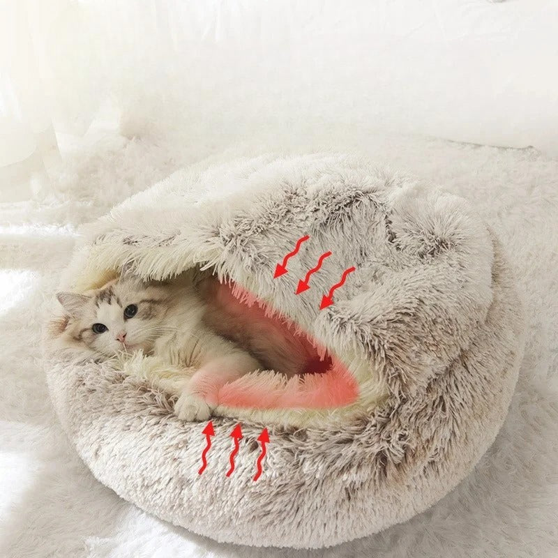 Shell cat nest