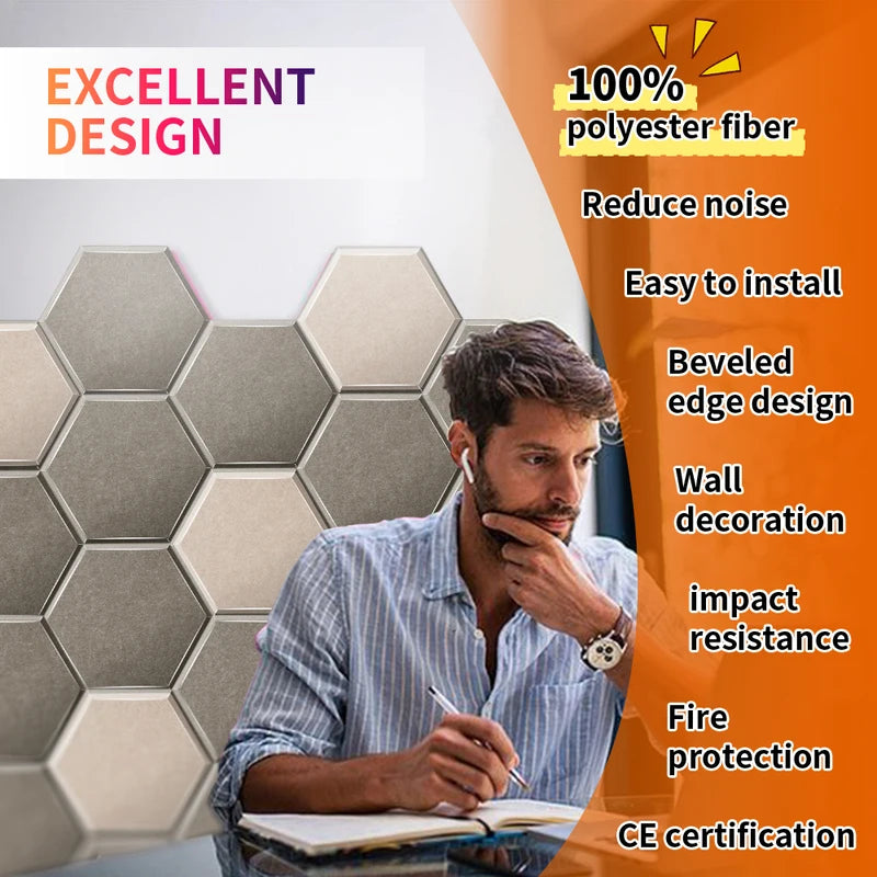 Hexagon Panels Wall