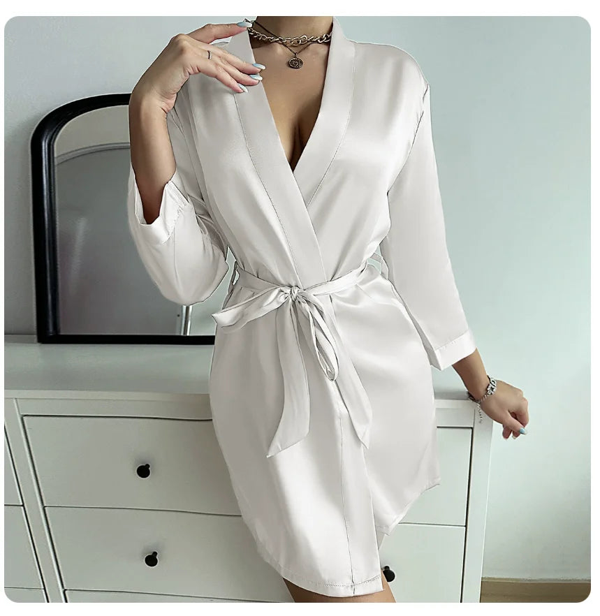 Satin Robe